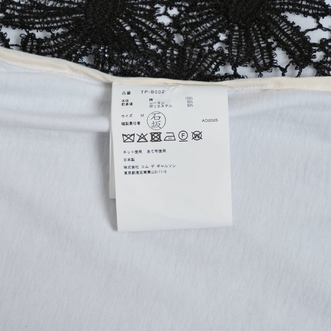 Rayon Polyester Sequin Embroidery Tee