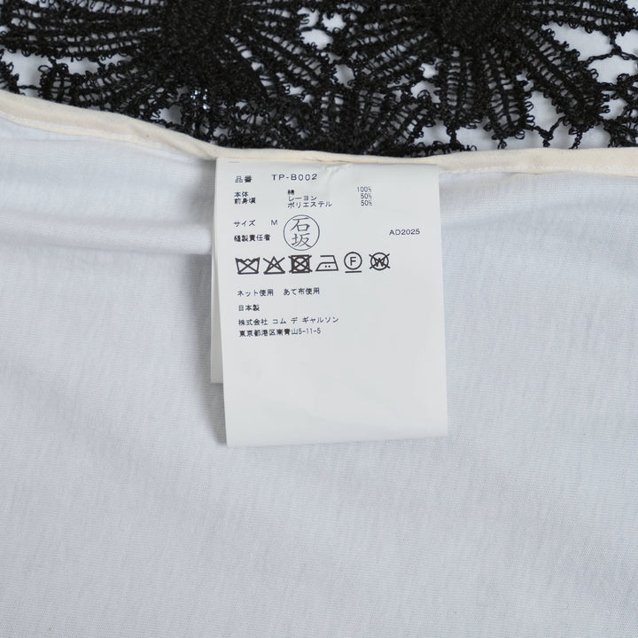 Rayon Polyester Sequin Embroidery Tee
