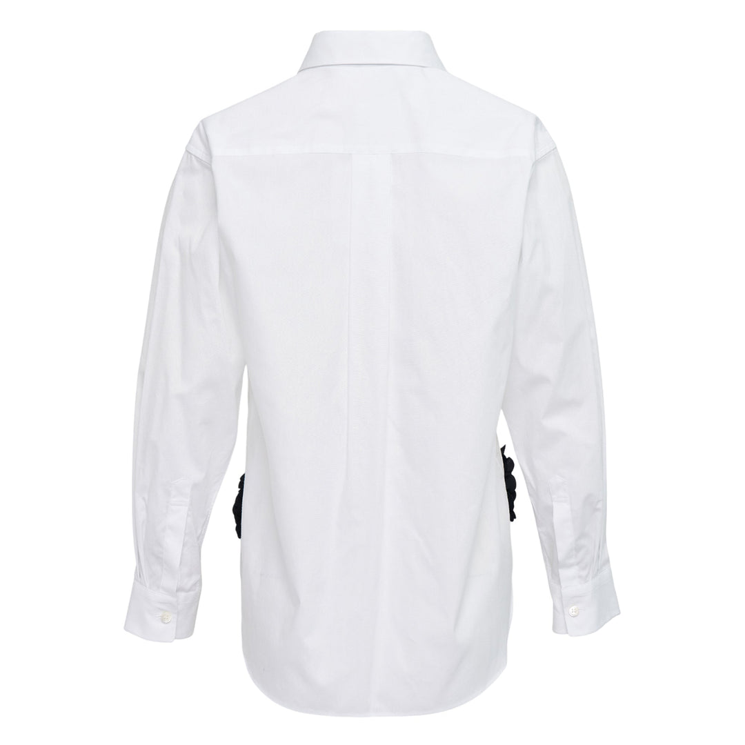 Cotton Broad X Polyester Satin Top