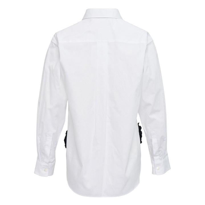 Cotton Broad X Polyester Satin Top