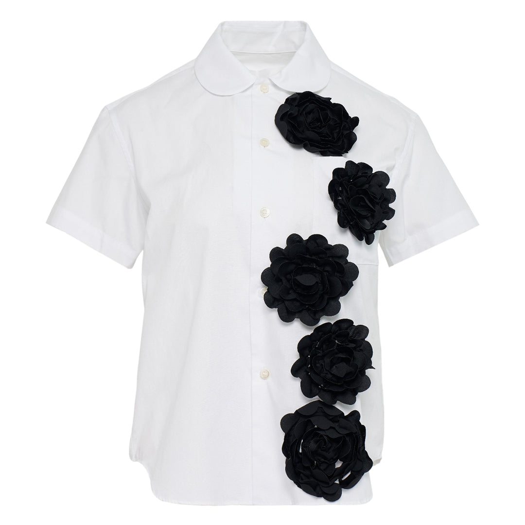Cotton Broad X Polyester Satin Top