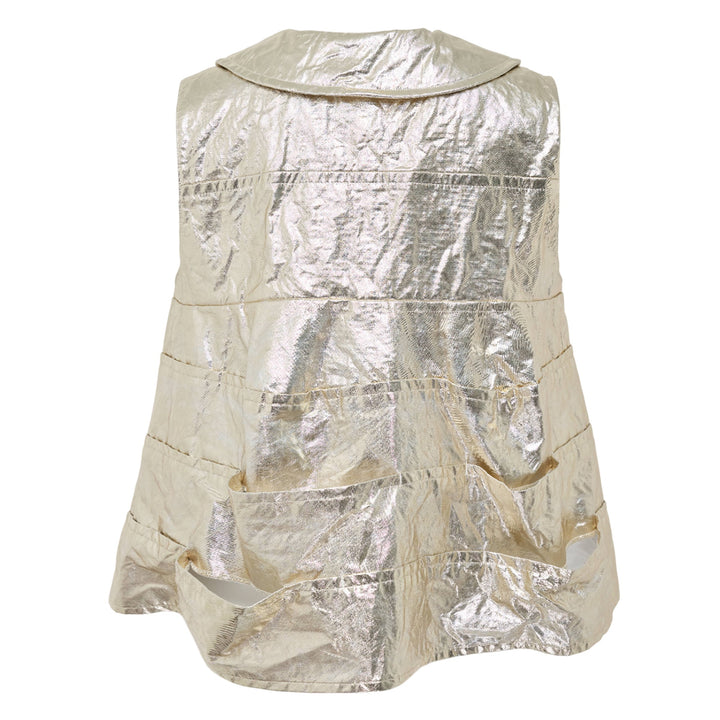 Cotton Twill Foiled Print Top