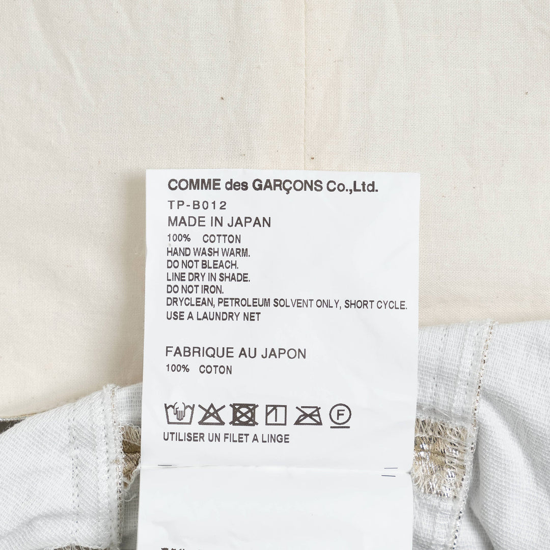 Cotton Twill Foiled Print Top