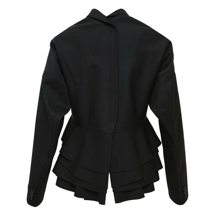 Yarn Dyed Wool Polyester Jacket