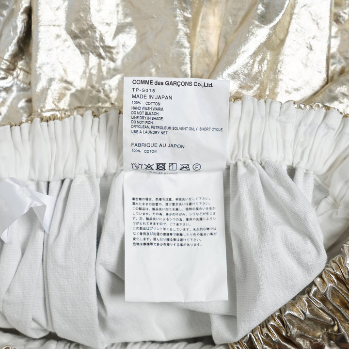 Cotton Twill Foiled Print Skirt
