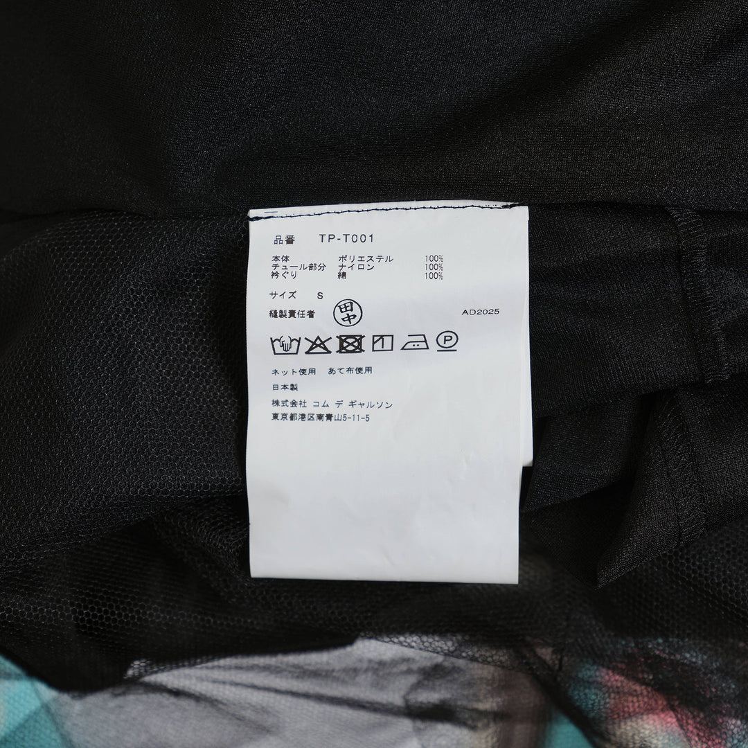 Polyester Tricot X Nylon Tulle Tee
