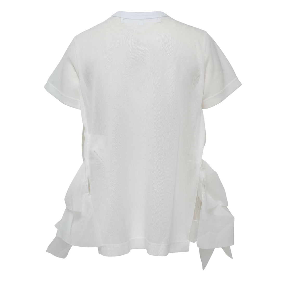 Polyester Tricot X Nylon Tulle Tee