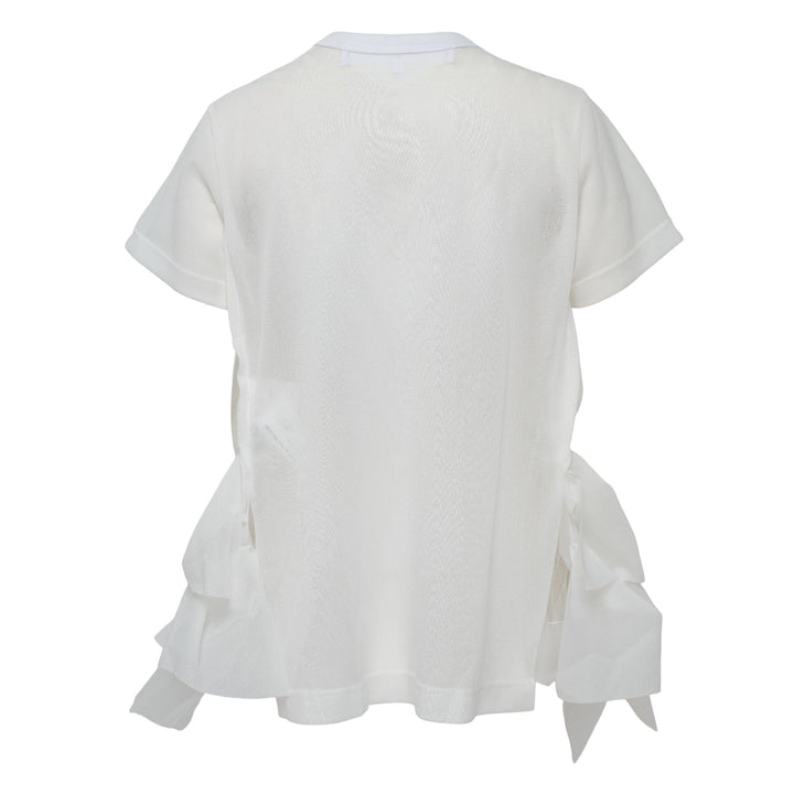 Polyester Tricot X Nylon Tulle Tee