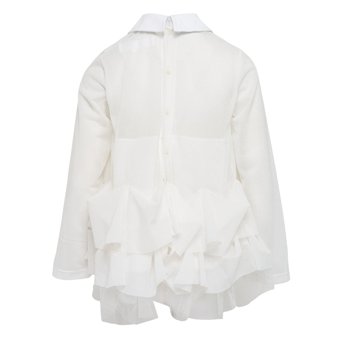 Polyester Tricot X Nylon Tulle Tee