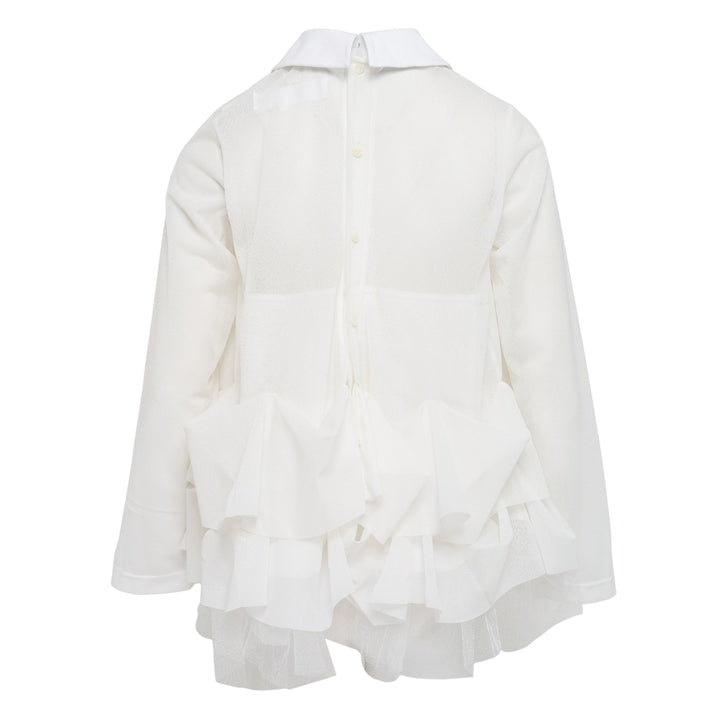 Polyester Tricot X Nylon Tulle Tee