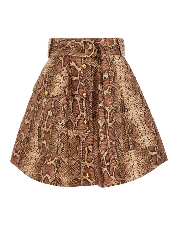 Hypnotic Utility Mini Skirt