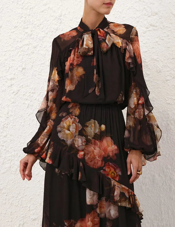 Hypnotic Flutter Blouse