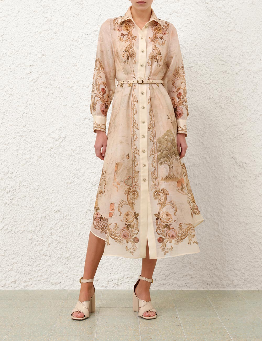 Memento Buttoned Midi Dress | ZIMMERMANN
