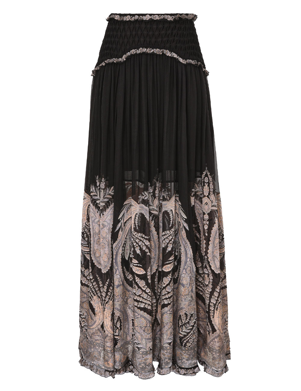 Hypnotic Burnout Maxi Skirt