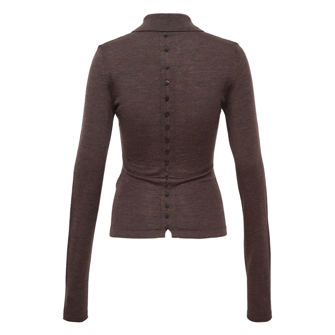 Le Polo Merino Manches Longues