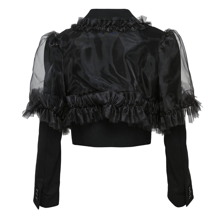 Wool Gabardine Polyester Jacket