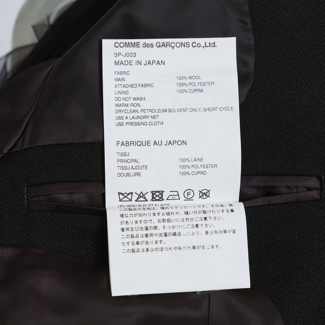 Wool Gabardine Polyester Jacket