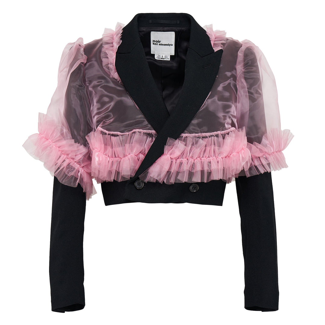 Wool Gabardine Polyester Jacket