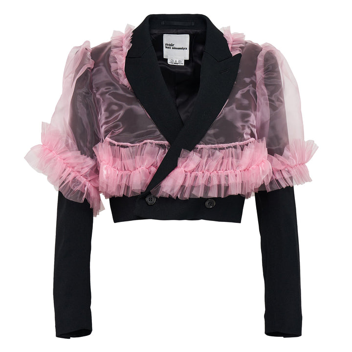 Wool Gabardine Polyester Jacket
