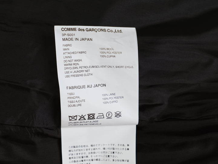 Wool Gabardine X Polyester Skirt