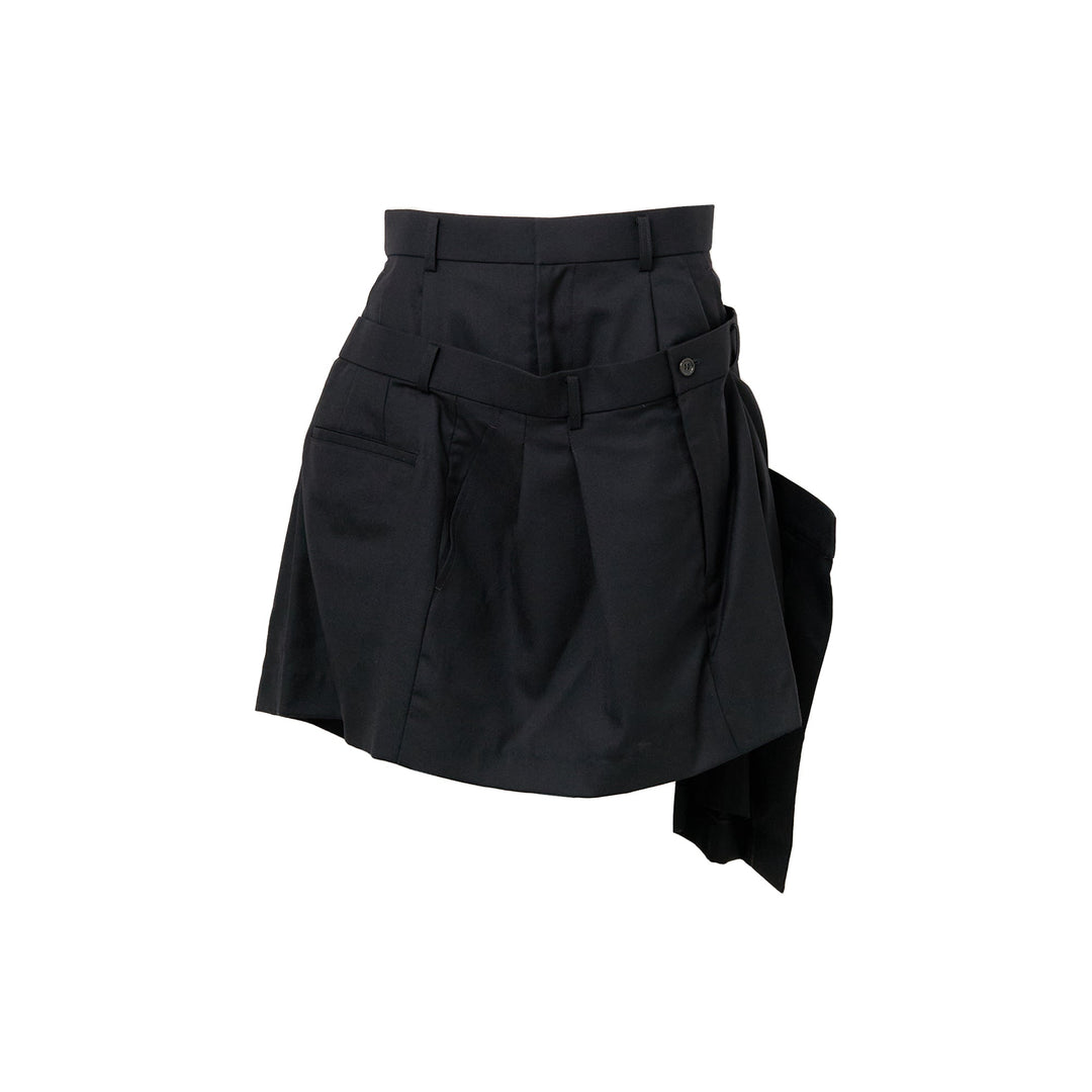 Wool Gabardine Skirt