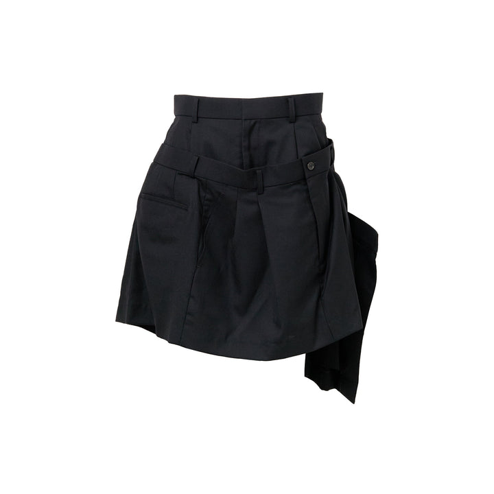 Wool Gabardine Skirt