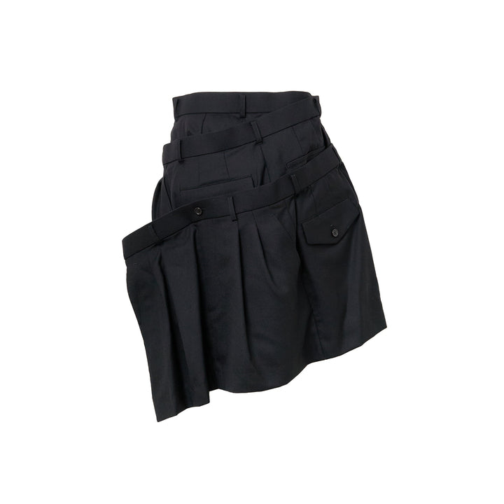 Wool Gabardine Skirt