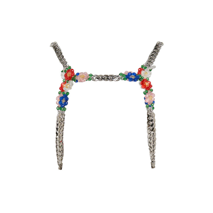 Beads X Chain Vest
