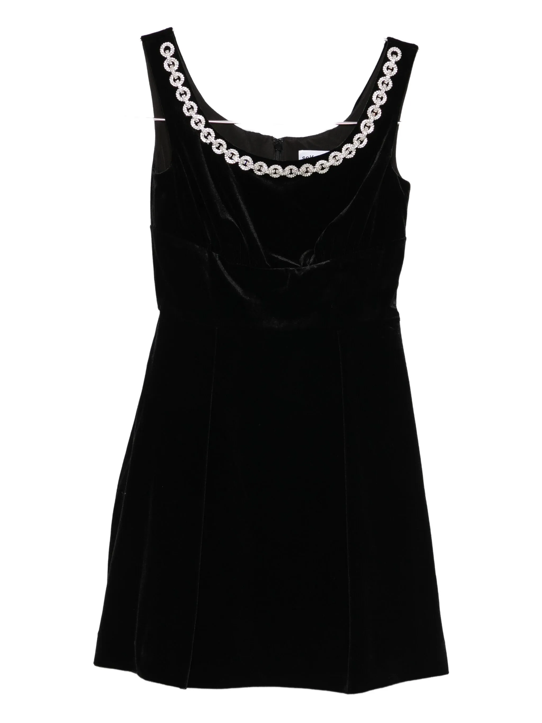 Black Velvet Mini Dress
