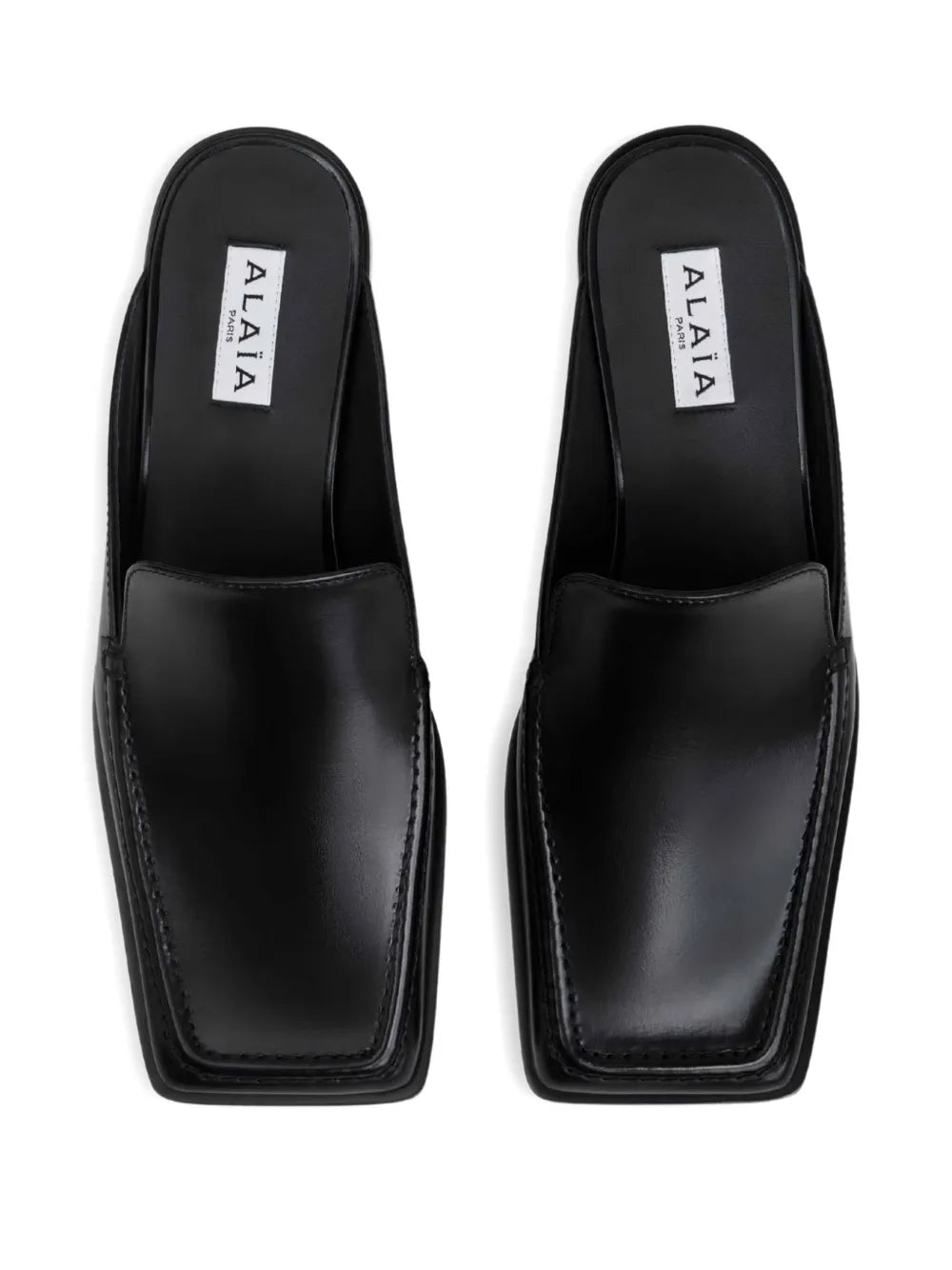 Loafer Mules 35 Brushed Calfskin