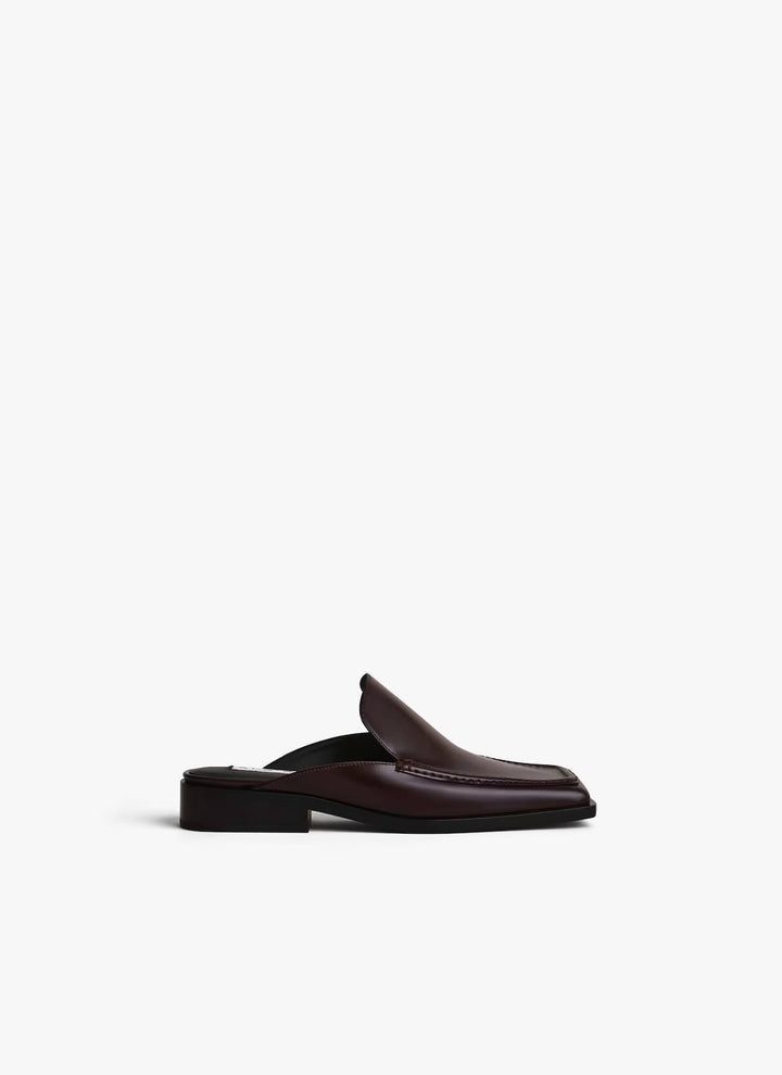 Loafer Mules 35 Brushed Calfskin