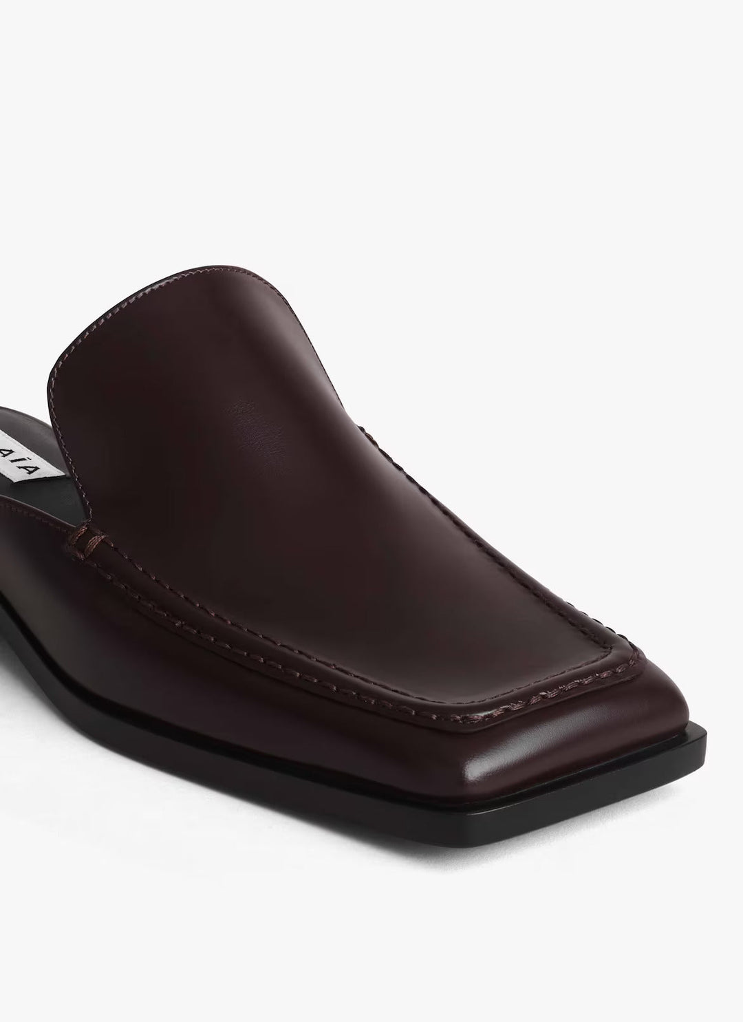 Loafer Mules 35 Brushed Calfskin