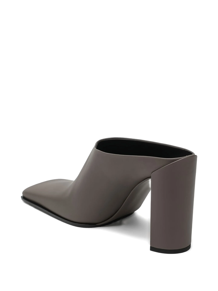 Mules 90 Shiny Calfskin