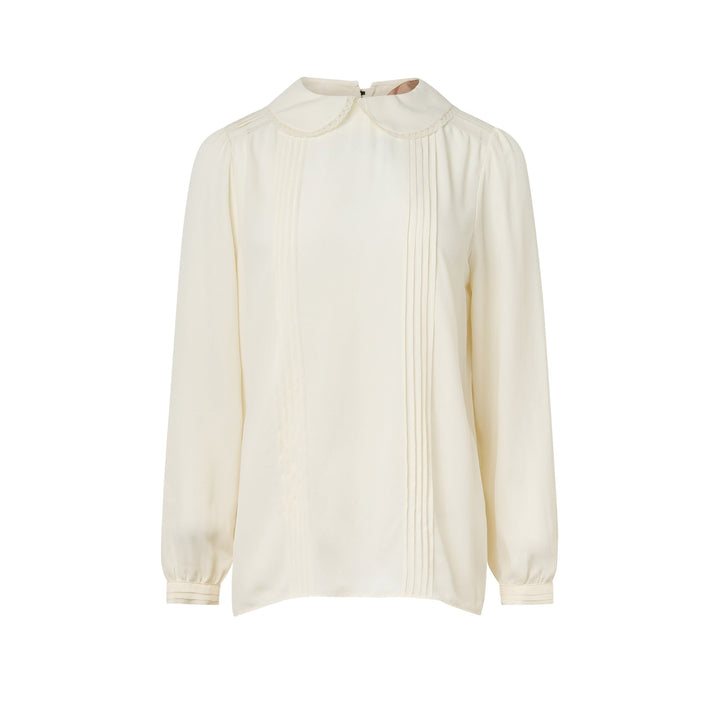 Peterpan Collar Woven Top