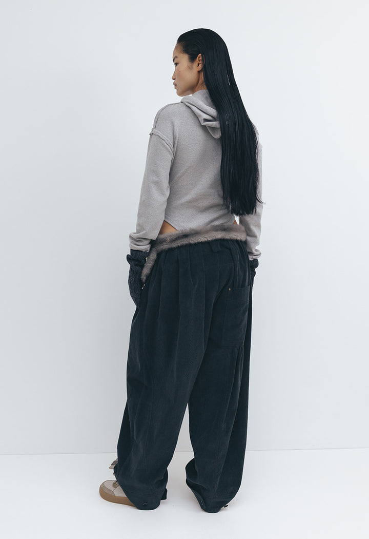 Furry Pocket Belt Bag