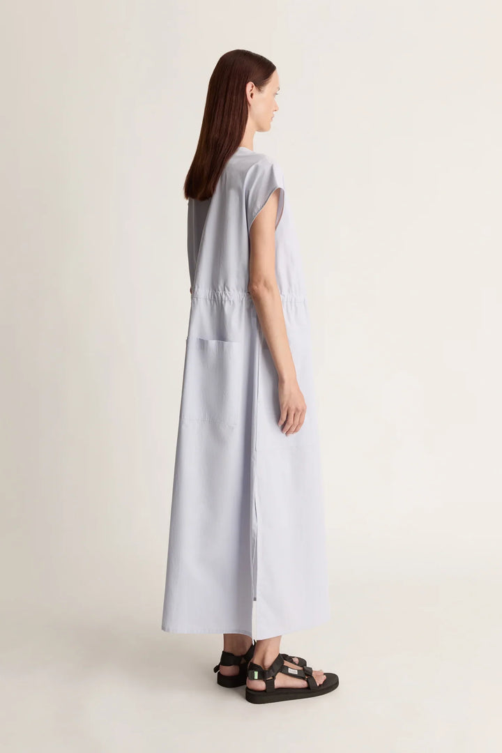 LM Poplin V Neck Dress