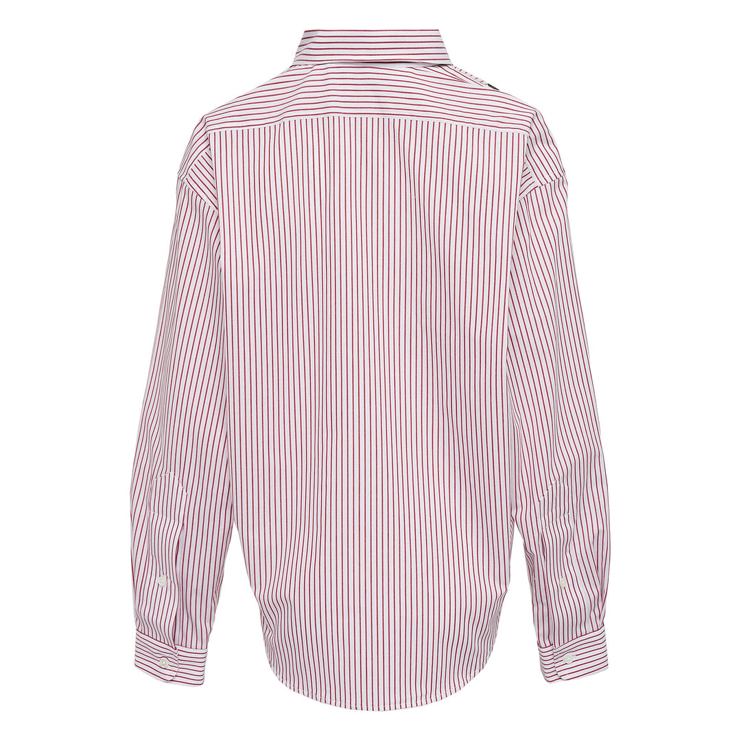 Women Trompe Loeil Button Down Top
