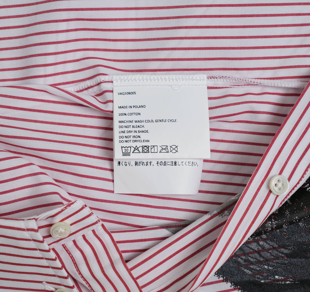 Women Trompe Loeil Button Down Top