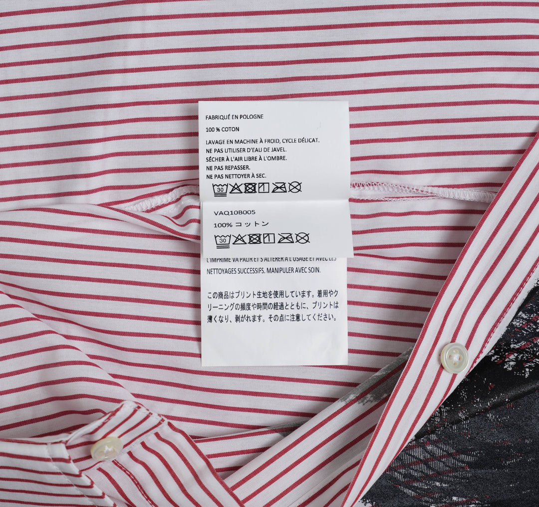 Women Trompe Loeil Button Down Top
