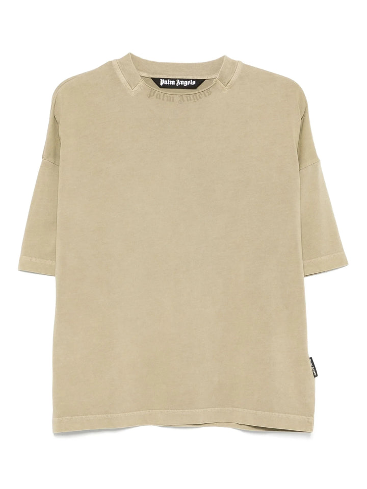 Curved Logo Loose Collar Tee