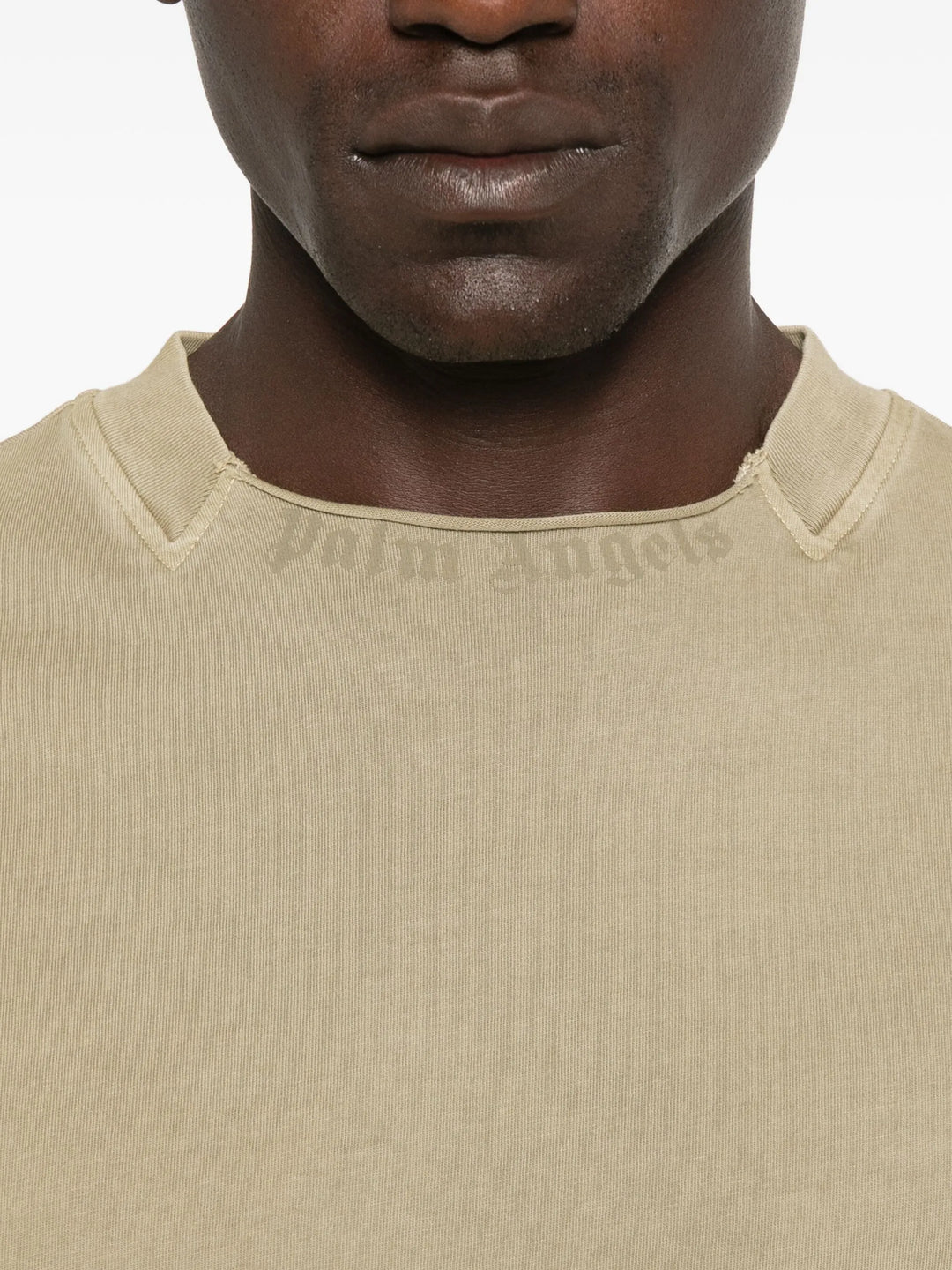 Curved Logo Loose Collar Tee