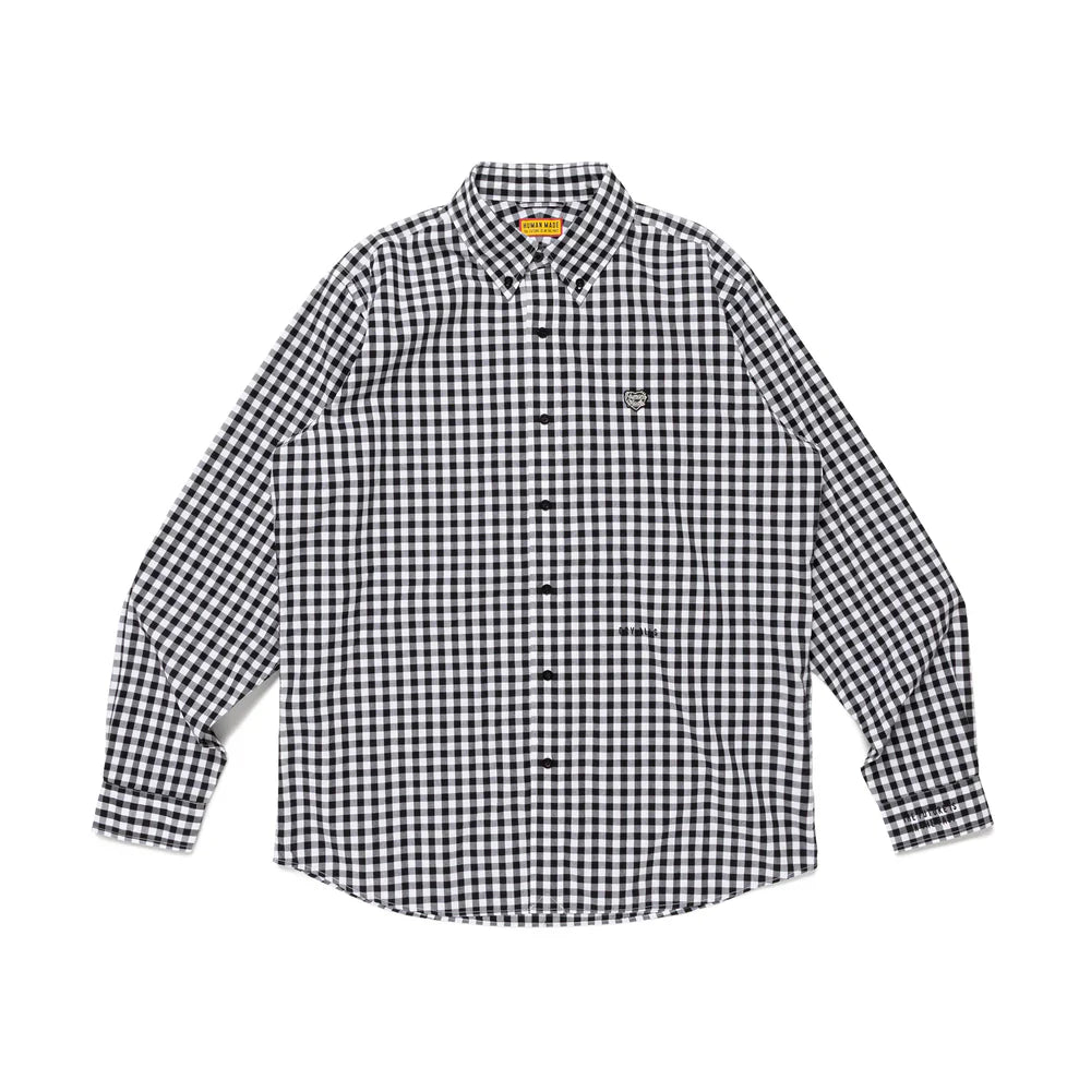 Gingham Check Button Down Shirt