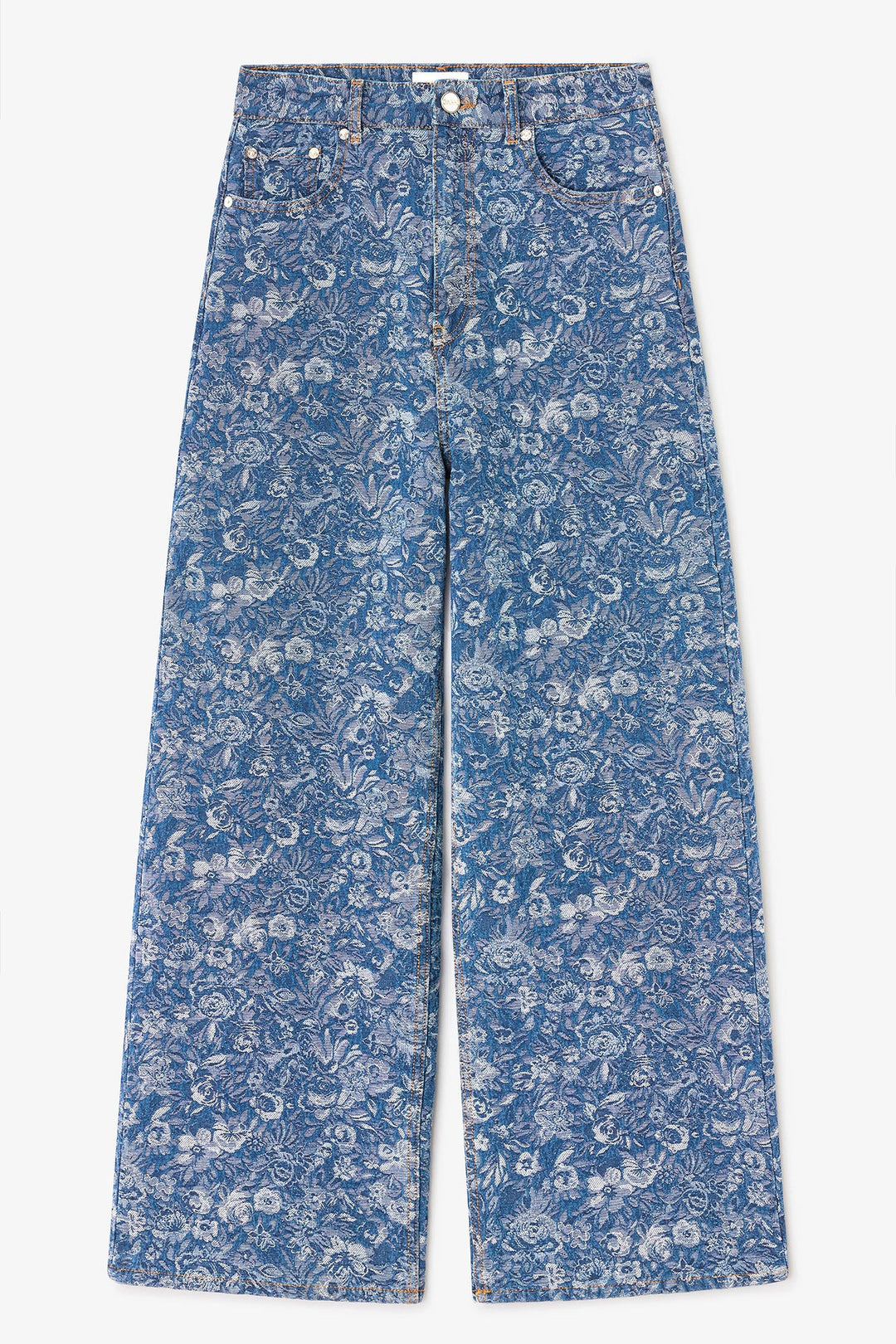 Tapestry Denim Baggy Jeans