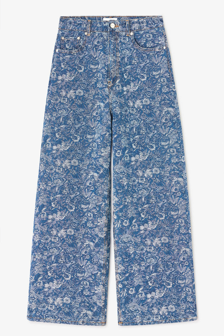 Tapestry Denim Baggy Jeans