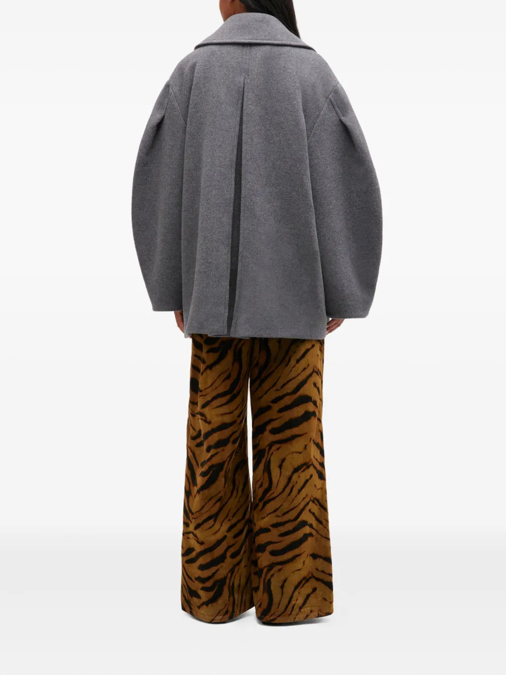 Peacoat Wool Midi Coat