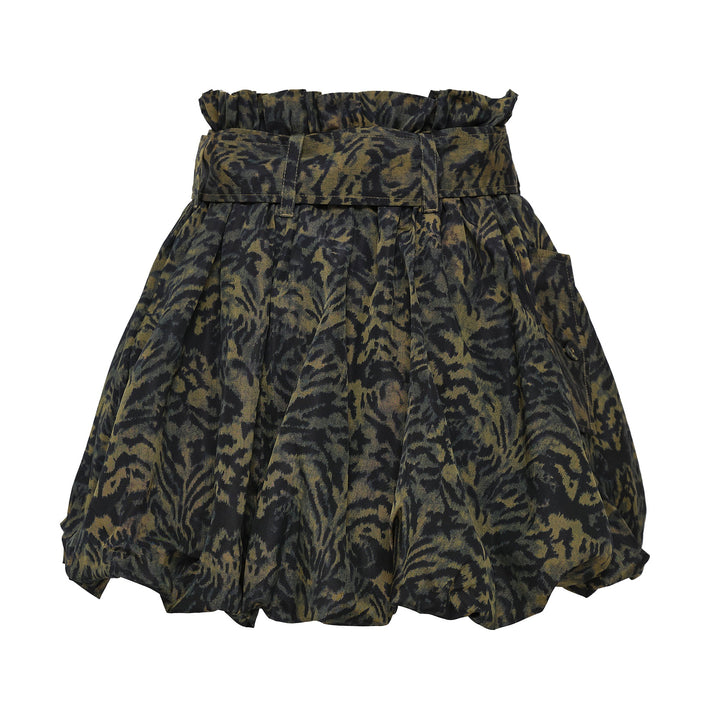 Penina Silk Bubble Hem Skirt