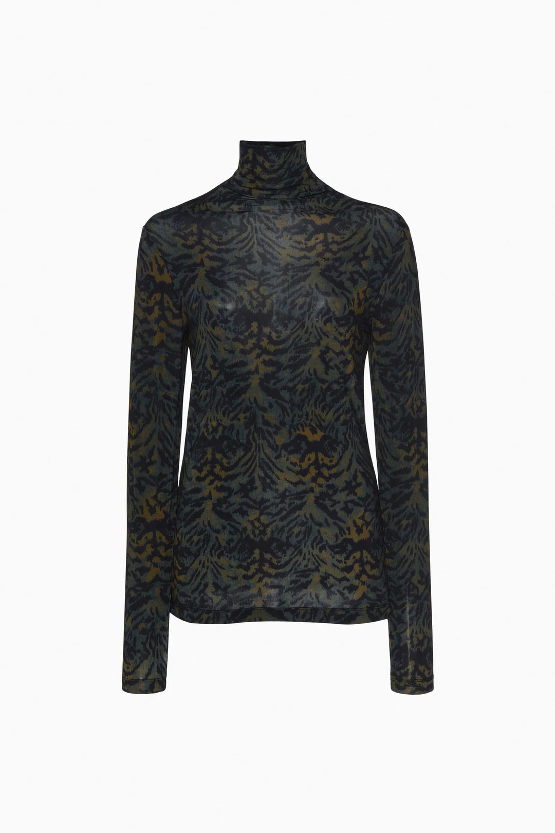 Aurelia Jersey Long Sleeve Turtleneck Top