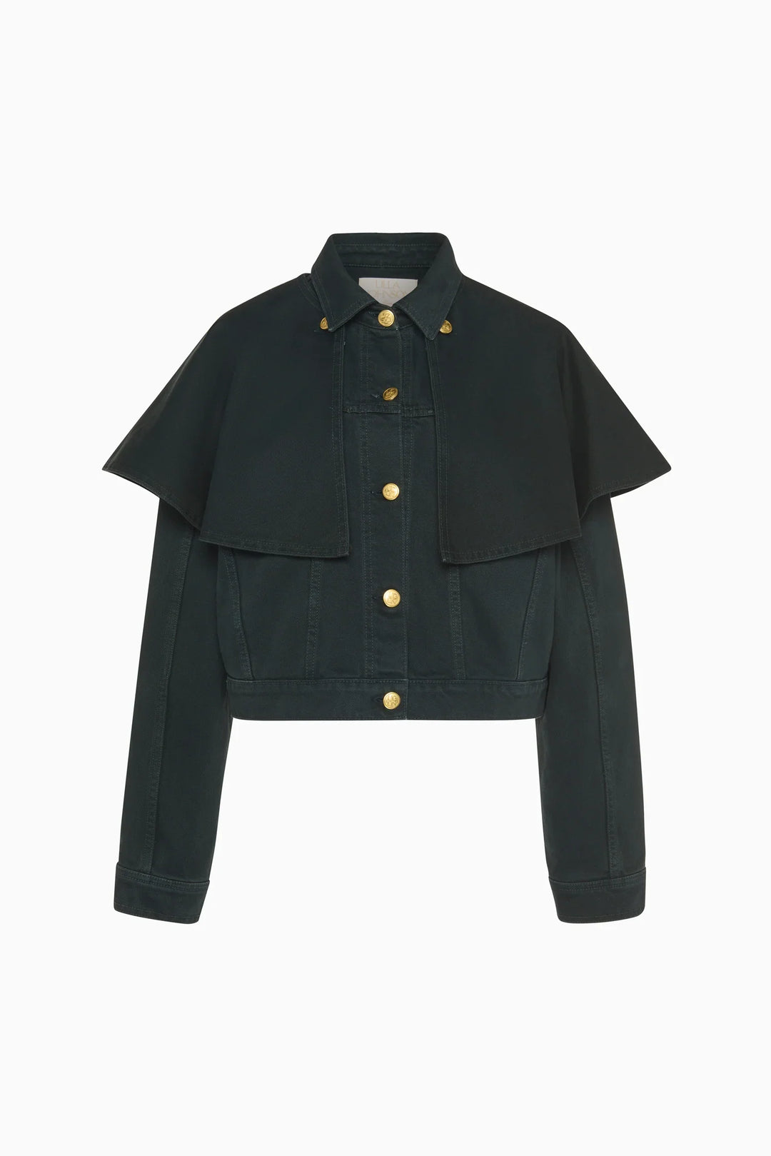 The Agata Denim Cape Jacket