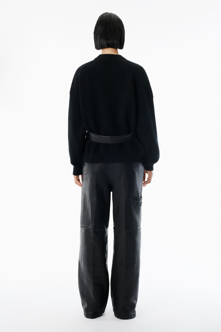 Wool-Cotton Crewneck Pullover