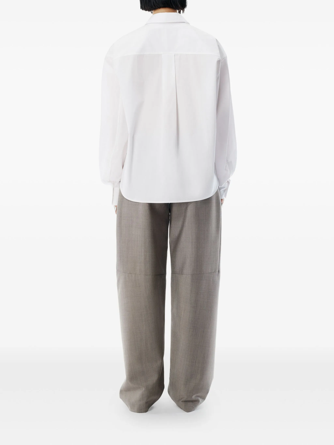 Shirt With Slashed Sleeve